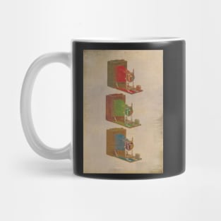 Vintage red green blue RGB photographic camera Mug